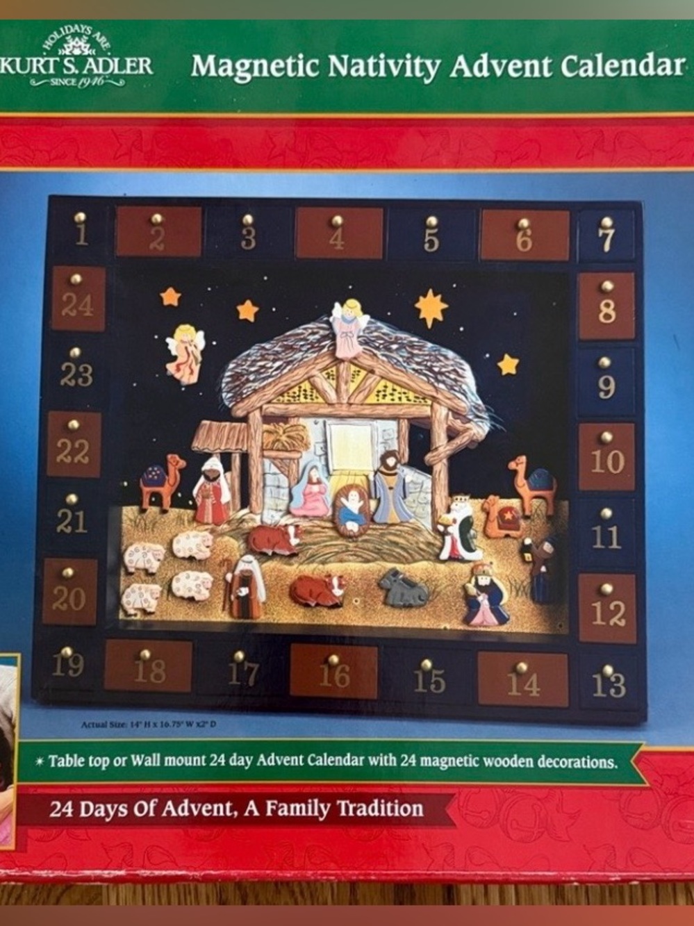 Kurt Adler Nativity Calendar 🌟